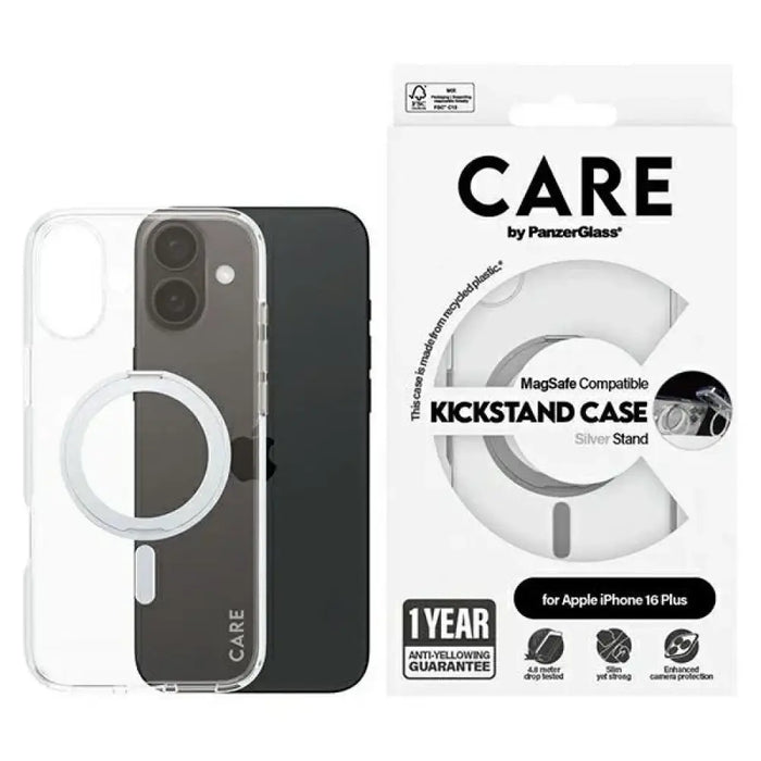 CARE by PanzerGlass Feature Kickstand Case iPhone 16 Plus