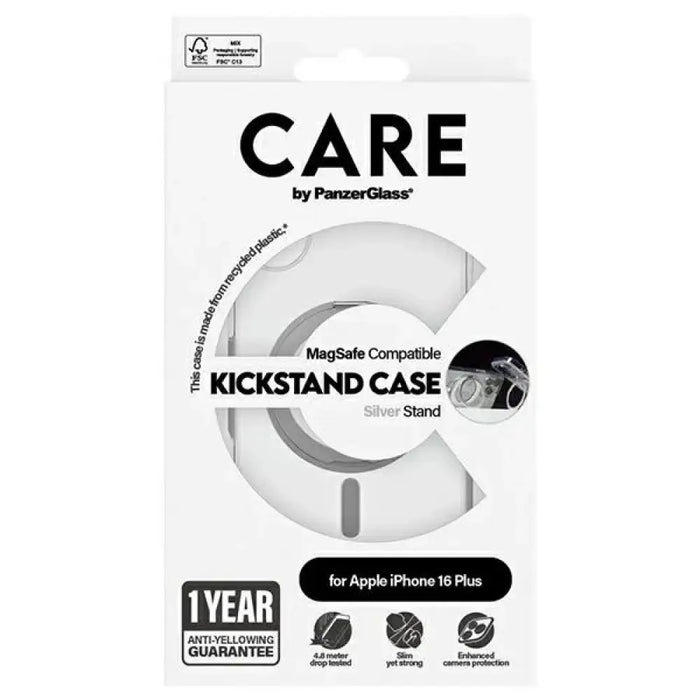 CARE by PanzerGlass Feature Kickstand Case iPhone 16 Plus