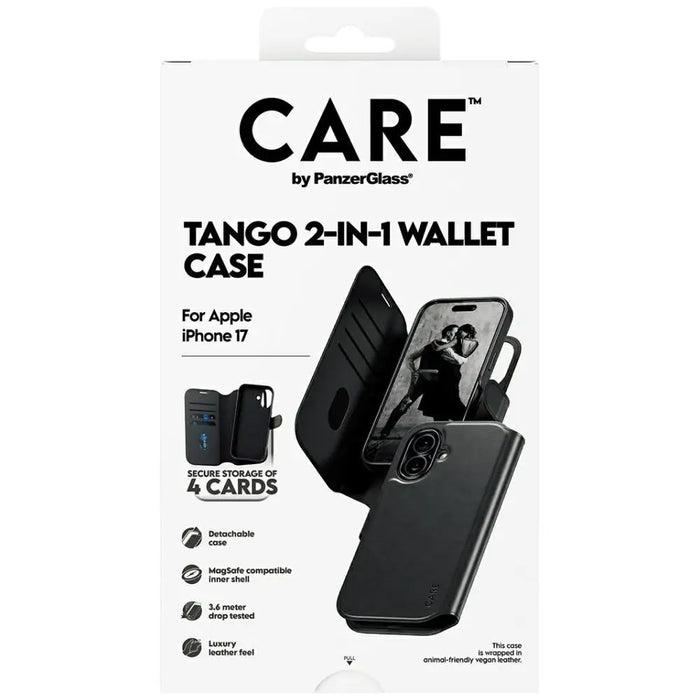 CARE by PanzerGlass Feature Tango 2in1 Wallet Case MagSafe