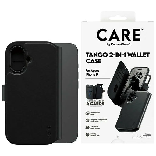 CARE by PanzerGlass Feature Tango 2in1 Wallet Case MagSafe
