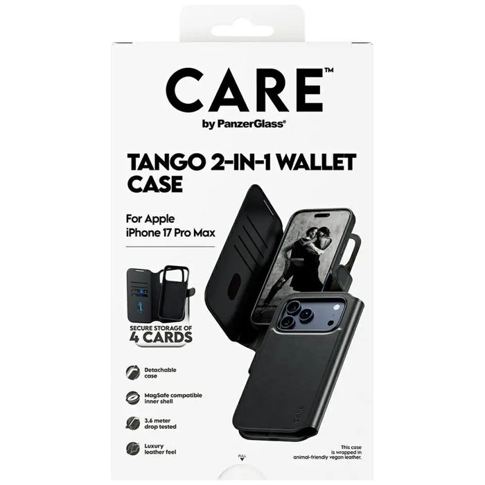 CARE by PanzerGlass Feature Tango 2in1 Wallet Case MagSafe