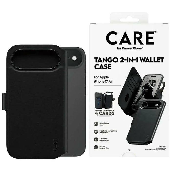 CARE by PanzerGlass Feature Tango 2in1 Wallet Case MagSafe
