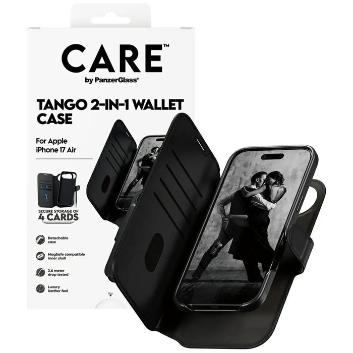 CARE by PanzerGlass Feature Tango 2in1 Wallet Case MagSafe