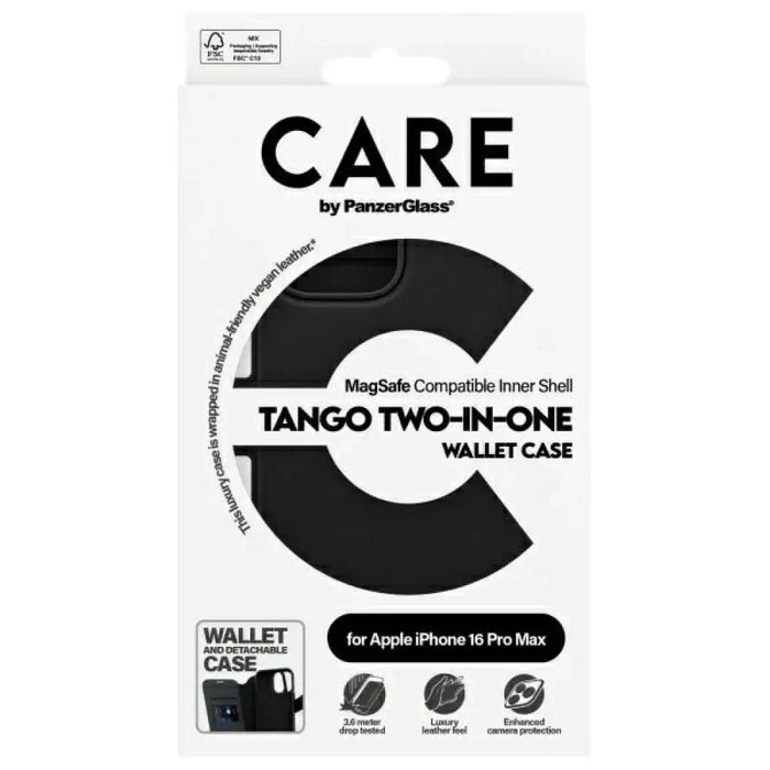 CARE by PanzerGlass Feature Tango 2in1 Wallet MagSafe Case