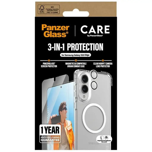 CARE by PanzerGlass Flagship 3in1 Case+стъкло+леща