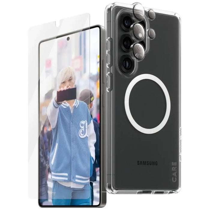 CARE by PanzerGlass Flagship 3in1 Case + стъкло + предпазен