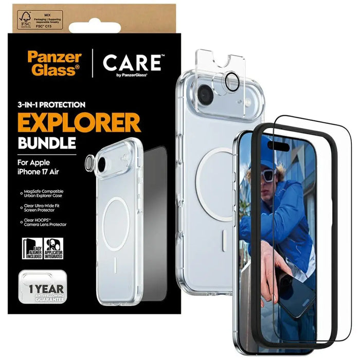 CARE by PanzerGlass Flagship Explorer 3-в-1 калъф + стъкло