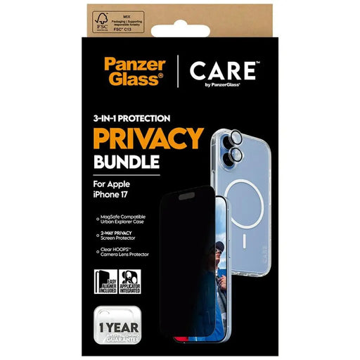 CARE by PanzerGlass Flagship Privacy 3-in-1 Case + Privacy