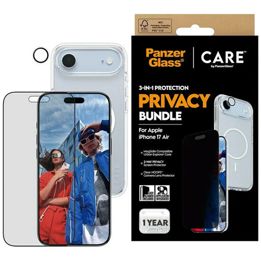 CARE by PanzerGlass Flagship Privacy 3-in-1 Case + Privacy