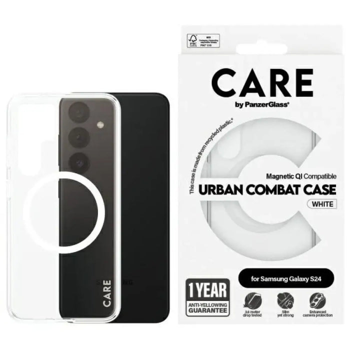 CARE by PanzerGlass Flagship QI Case за Samsung Galaxy S24