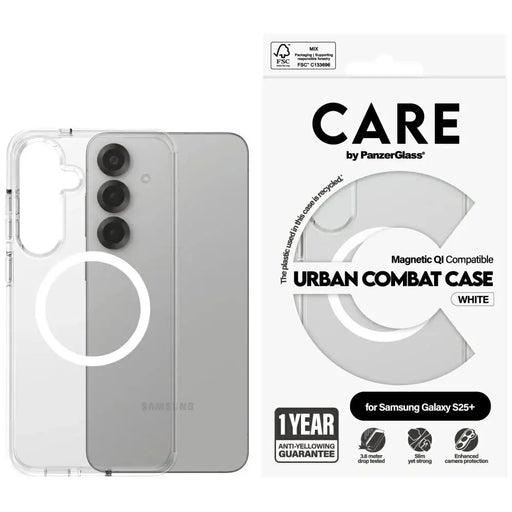 CARE by PanzerGlass Flagship Urban Combat White QI калъф