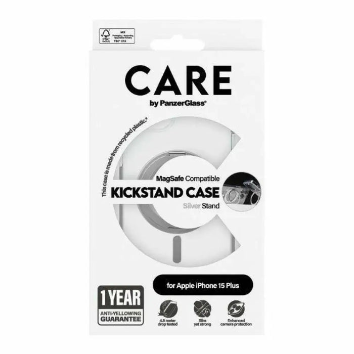 CARE by PanzerGlass Kickstand Case MagSafe за iPhone 15