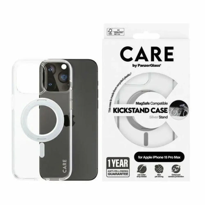 CARE by PanzerGlass Kickstand Case MagSafe за iPhone 15 Pro