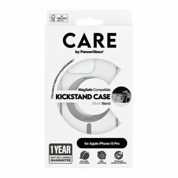 CARE by PanzerGlass Kickstand Case MagSafe за iPhone 15 Pro