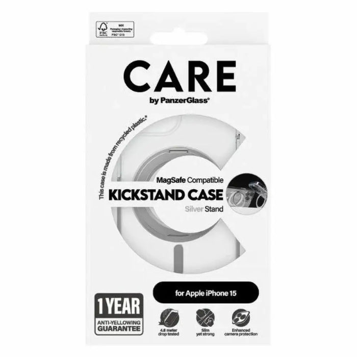 CARE by PanzerGlass Kickstand Case MagSafe за iPhone 15