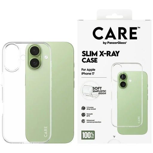 CARE by PanzerGlass Моден X-Ray мек основен калъф за iPhone