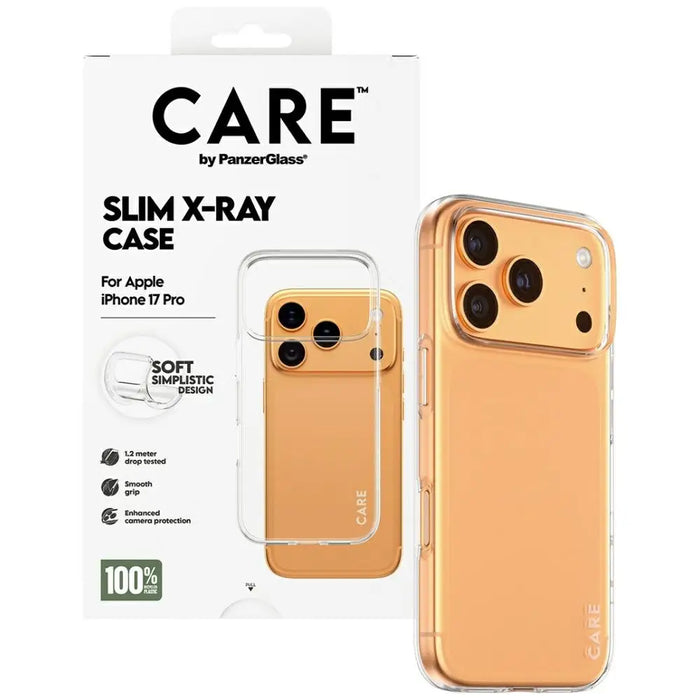 CARE by PanzerGlass Моден X-Ray мек основен калъф за iPhone