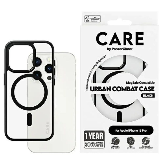 CARE by PanzerGlass Urban Combat Case MagSafe за iPhone 15