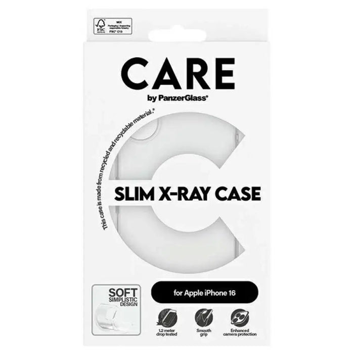 CARE by PanzerGlass X-Ray Soft Basic Case iPhone 16 6.1’’