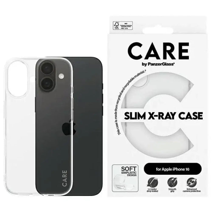 CARE by PanzerGlass X-Ray Soft Basic Case iPhone 16 6.1’’