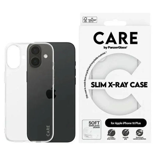 CARE by PanzerGlass X-Ray Soft Basic Case iPhone 16 Plus