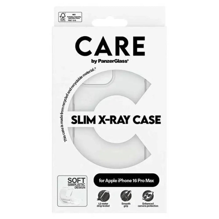 CARE by PanzerGlass X-Ray Soft Basic Case iPhone 16 Pro Max
