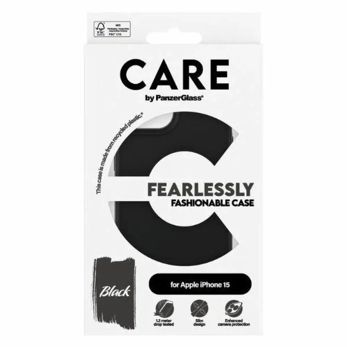 CARE от PanzerGlass Fearlessly моден калъф за iPhone 15