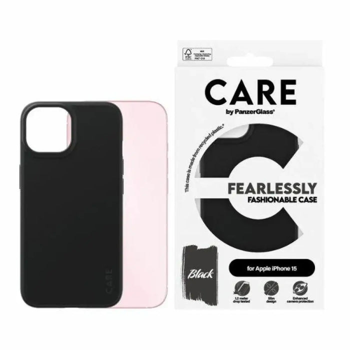 CARE от PanzerGlass Fearlessly моден калъф за iPhone 15