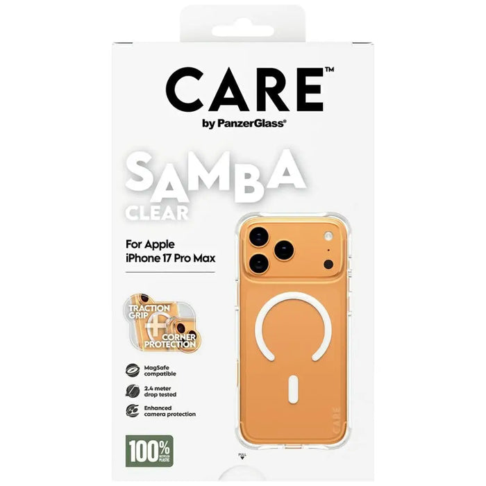 CARE от PanzerGlass Моден калъф Samba с. Бял MagSafe