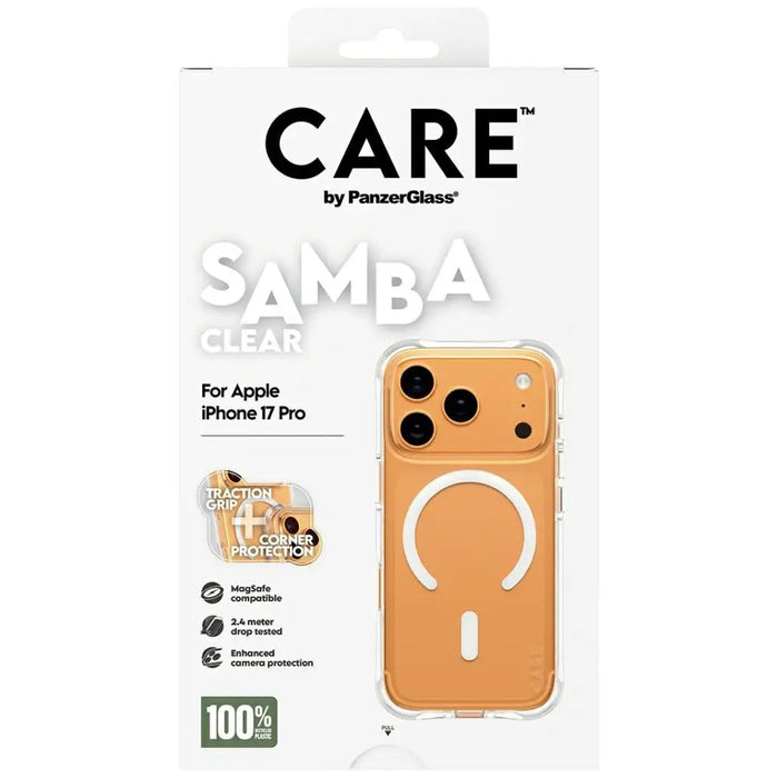 CARE от PanzerGlass Моден калъф Samba с. Бял MagSafe
