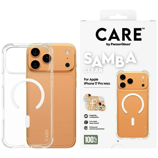 CARE от PanzerGlass Моден калъф Samba с. Бял MagSafe