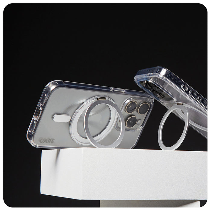 КАЛЪФ CARE IPHONE 16 STAND SILVER