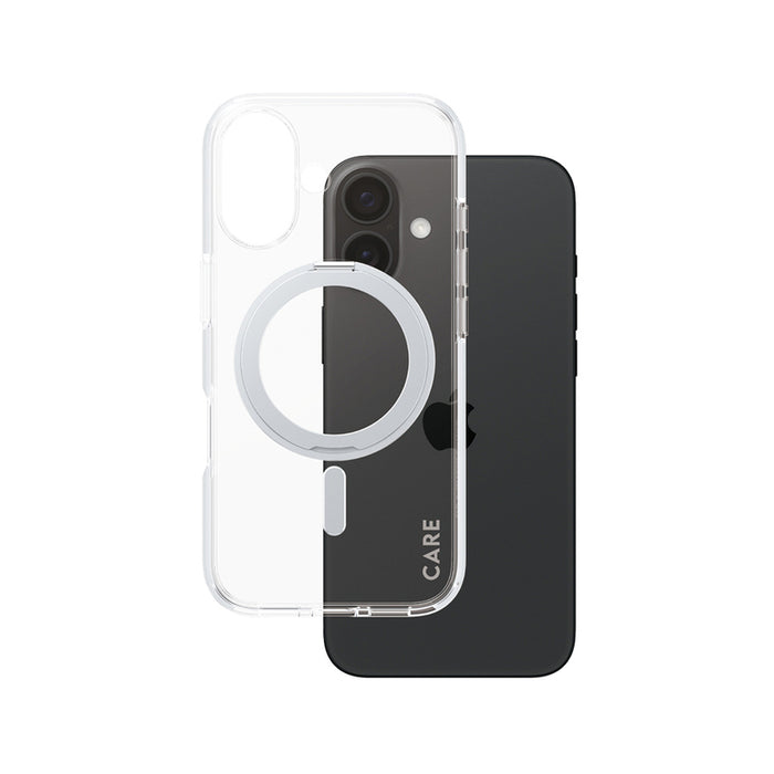 КАЛЪФ CARE IPHONE 16 STAND SILVER