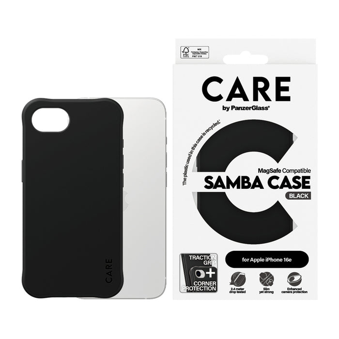 КАЛЪФ CARE IPHONE 16E SAMBA BLACK MAG