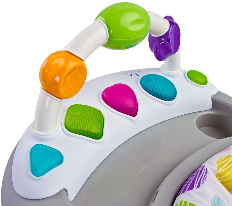 Бебешка проходилка 3 в 1 Caretero Toyz - Bounce, сива