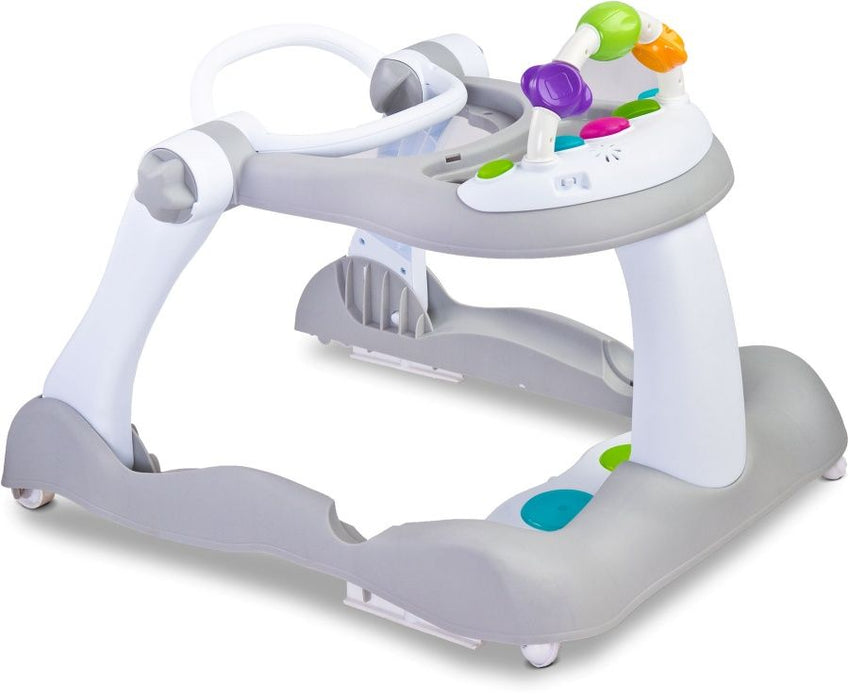 Бебешка проходилка 3 в 1 Caretero Toyz - Bounce, сива