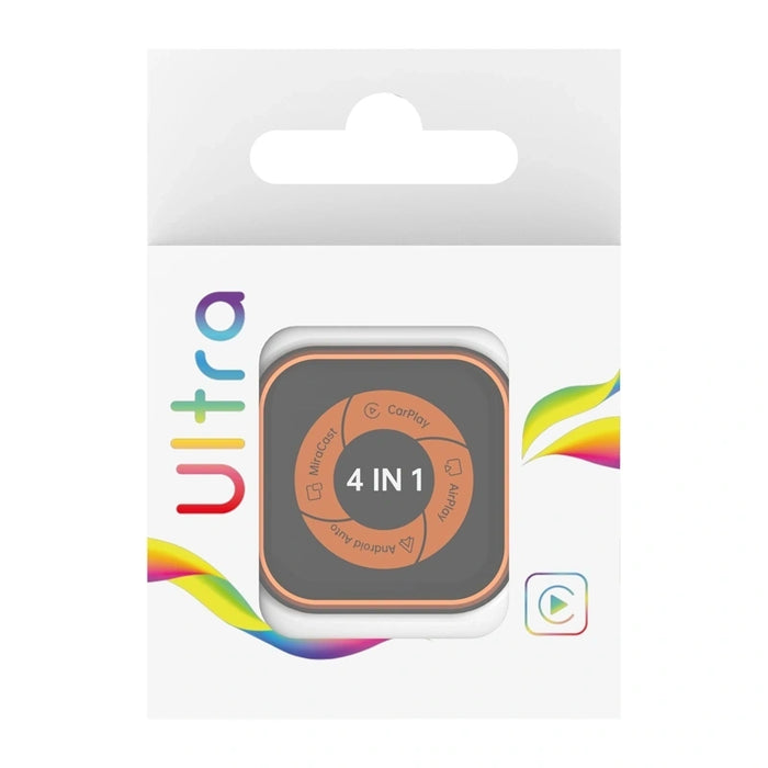 Безжичен адаптер CARLINKIT Mini Ultra 6 за CarPlay и Android Auto