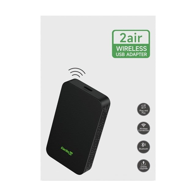 CarlinKit 5.0 2AIR TBox PRO CPC200-2air Безжичен адаптер Черен