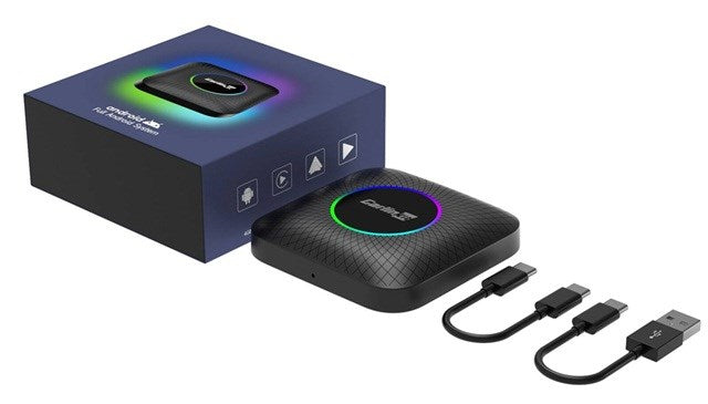 Безжичен адаптер CarlinKit CPC200-Tbox Ambient, черен