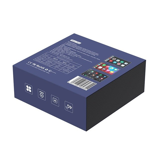 CARLINKIT Адаптер Безжична AI кутия с Android 13 - 8GB + 128GB за оригинални автомобилни радиостанции с CarPlay син
