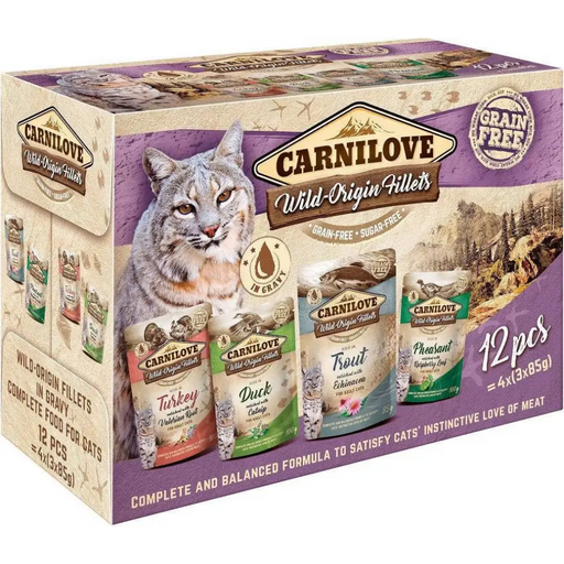 CARNILOVE Cat Wild Origin Fillets - мокра храна за котки