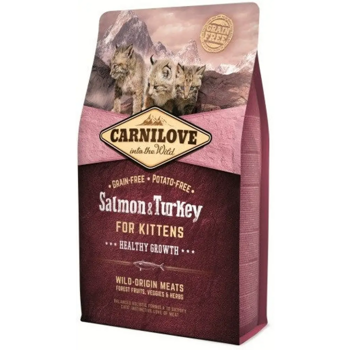 CARNILOVE Salmon & Turkey For kittens - суха котешка храна