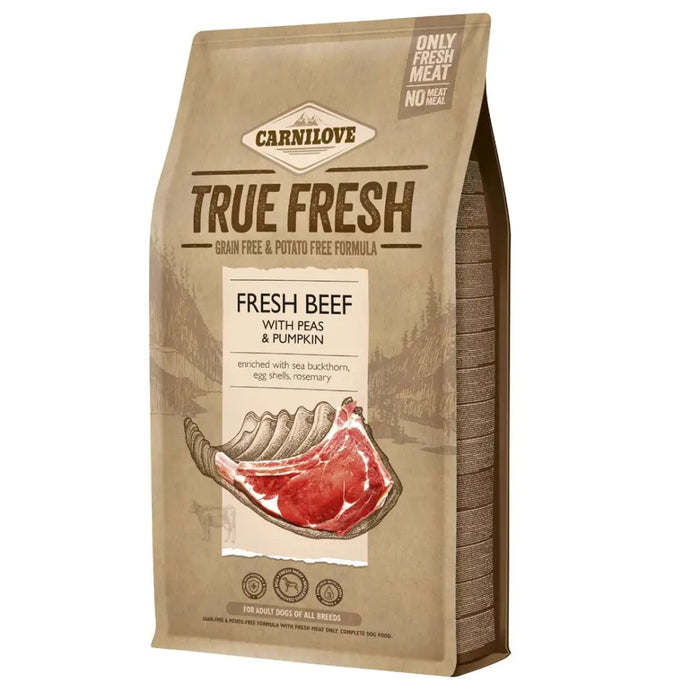 CARNILOVE True Fresh Dog Adult Телешко с грах и тиква