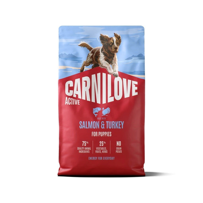Carnilove Active Dog кученца със сьомга и пуйка 4 кг