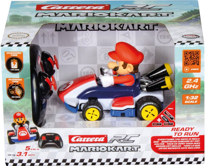 Радиоуправляема кола Carrera - Mario Kart, Mario, 1:32