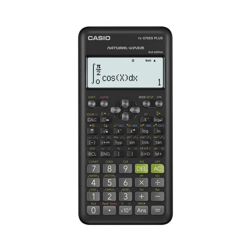 CASIO КАЛКУЛАТОР SCIENTIFIC FX-570ESPLUS-2-B 417 ФУНКЦИИ