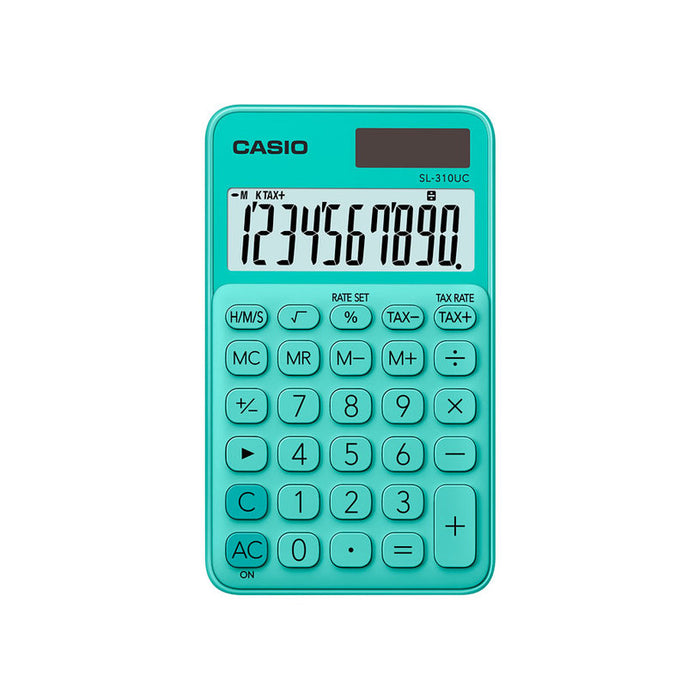 КАЛКУЛАТОР CASIO SL-310UC 10 DGT ЗЕЛЕН