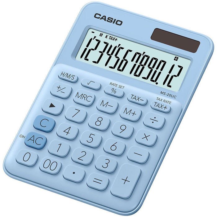 КАЛКУЛАТОР CASIO MS-20UC 12 DGT СИН