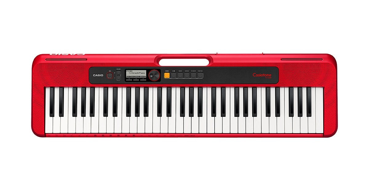 Casio CT-S200 MIDI клавиатура 61 клавиша USB Червен, Бял