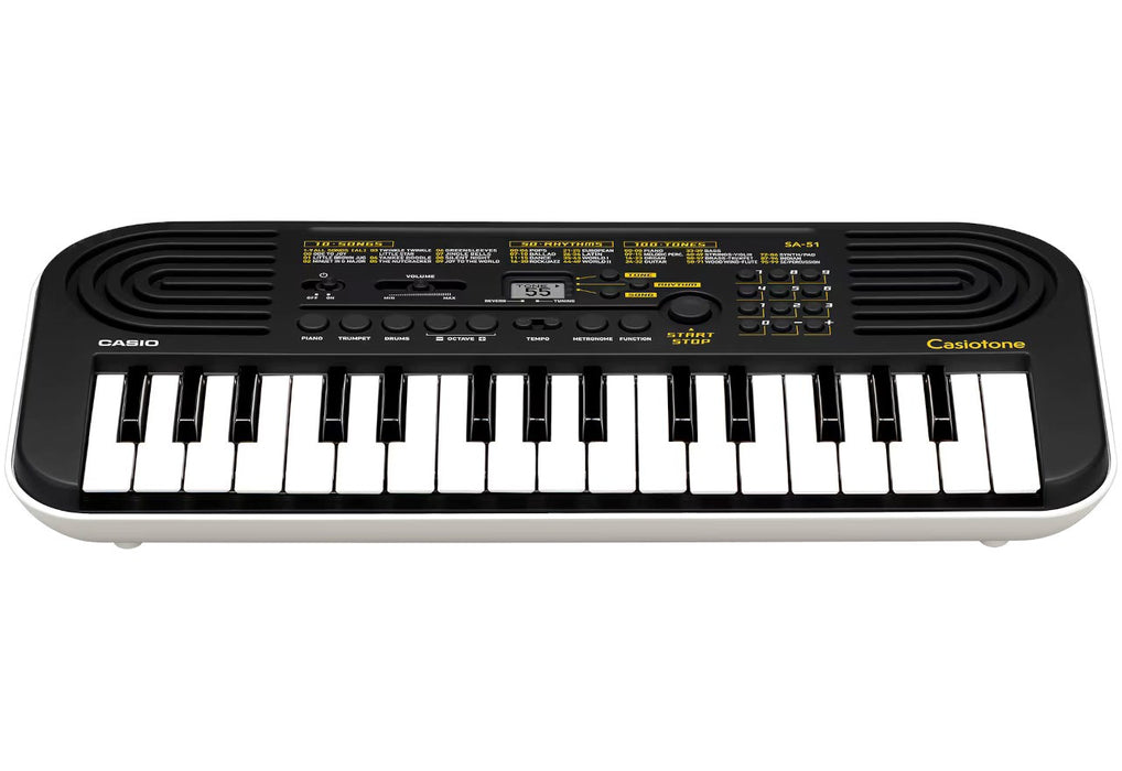 Casio SA-51 дигитално пиано 32 клавиша черно